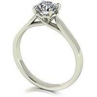 Moissanite Lady Lynsey L'Amour Moissanite 9Ct White Gold 0.75Ct Solitaire Ring