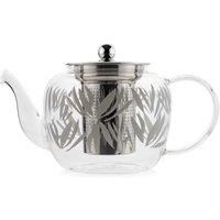 1L Scandi Home Borosilicate Glass Gothenburg Teapot with Stainless Steel Infuser