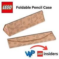 Lego Foldable Pencil Case 5007803 VIP Exclusive New | Faux Leather