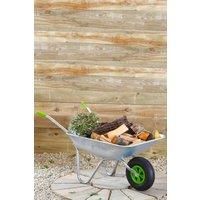 65l Wheelbarrow Home Garden Cart Galvanised with Pneumatic Tyre