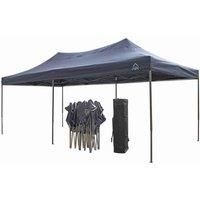 All Seasons Gazebos 3x6 Fully Waterproof Pop up Gazebo With Accessories - Navy Blue