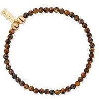 Chlobo Mens Gold Tigers Eye Bracelet