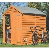 Shire Overlap 5ft x 7ft Wooden Apex Garden Shed