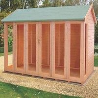 Shire Blenheim 10' x 6' (Nominal) Apex Shiplap T&G Timber Summerhouse (5834X)