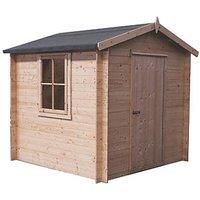 Shire Danbury 2.5m x 2.4m Log Cabin Shed (19mm)