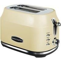 Rangemaster RMCL2S201CM Classic 2 Slice Long Slot Toaster - Matt Cream