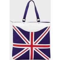 'OASIS' Union Jack Designer Leather Large Tote Bag