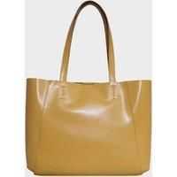 ADELA' Smooth Real Leather Unlined Designer Tote Bag