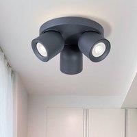 HARPER LIVING 3 Light Ceiling Spotlight, Grey