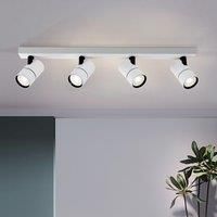 HARPER LIVING Modern Spotlights (White, 4 Light Spotlight Bar)