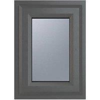 Crystal uPVC Window A Rated Top Opener 440mm x 610mm Obscure Glazing - Grey