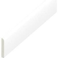 White Pvc Architrave (L)2.5M (W)45mm (T)8mm