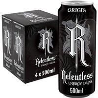 Relentless Origin Energy Drink 4x500ml