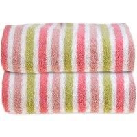 100% Cotton Towel Stripes Luxury Bright Super Soft Bathroom Bath Towels