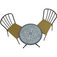 Summer Terrace ANTIGUA BISTRO 60cm Set with 2 MILAN Chair