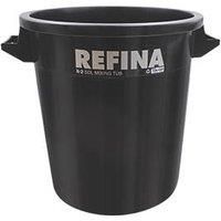 Refina Plastic Mixing Tub Black 50Ltr (157RG)