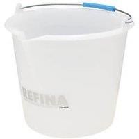 Refina X Ray Gauging Builders Bucket 15L Heavy Duty Food Grade Plastic Spout