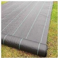 Heavy Duty Weed Control Fabric Mulch Membrane Ground Sheet Landscaping Lined