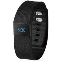 Bas-tek Classic Fitness Bluetooth Oled Display Sports Activity Bracelet - Black