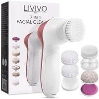 7in1 ELECTRIC FACIAL FACE SONIC SPA CLEANSING BRUSH BEAUTY CLEANSER EXFOLIATE