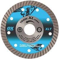 OX Universal & General Purpose Trade XL Turbo Diamond Saw Blade 115/22.23mm