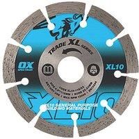 OX Trade XL-10 Segmented Diamond Blade - General Purpose - 115/22.23mm