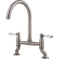 Clearwater Elegance Dual-Lever Mixer Tap Brushed Nickel PVD (209FJ)