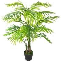 Leaf Large Artificial Palm Tree, Green, 130cm