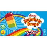 Swizzels Rainbow Drops Fruit Flavour Ice Lollies 4 x 73g (292g)