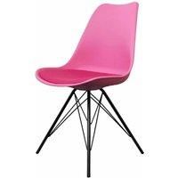 Soho Plastic Dining Chair with Black Metal Legs