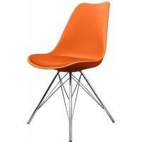 Soho Plastic Dining Chair with Chrome Metal Legs