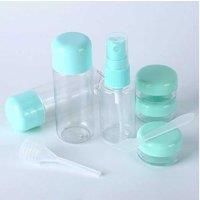 Glamza 9Pc Empty Bottle Travel Pack - Green