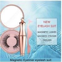 MAGNETIC Lash Eyeliner KIT Liner 4D Eyelash Liquid No Glue Easy Fake Lashes Set