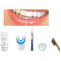 Glamza Ultimate Teeth Whitening Kit - Includes Teeth Whitening Tray, x2 10ml Gels, Teeth Whitening Strips & Activated Charcoal Teeth Whitening Powder