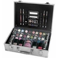 51Pc Makeup Vanity Case - Black Lining