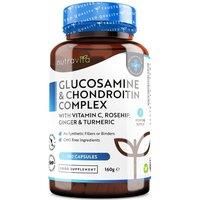 Glucosamine Chondroitin 180 Capsules with Turmeric, Ginger & Vitamin C