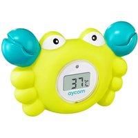 Aycorn Digital Baby Bath and Room Thermometer. Fast and Accurate Water Readings with LED Warning Alarm Ensures Your Child's Safety. Cute Floating Bathtub Toy Makes Perfect Bathtime Fun for Infants