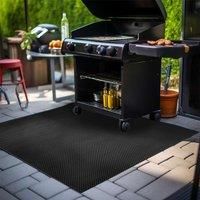 Nicoman BBQ Grill Floor Protection Mat,Outdoor Barbecue Matt, Fire Retardant, Protect Wooden Patio Deck Artificial Grass, Size 150x90cm (59£x35£)