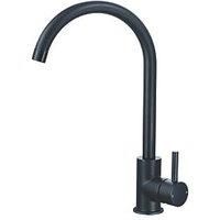 Highlife Bathrooms Blackford Single Lever Sink Mixer Matt Black (252HL)