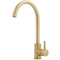 Highlife Bathrooms Blackford Mono Mixer Brushed Brass (875RU)