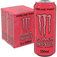 Monster Pipeline Punch Energy Drink 4 x 500ml