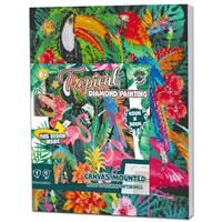 Tropical Splat Planet A3 Diamond Painting Kit - 5 Piece Set - Diamond Art Kits - Arts & Crafts