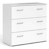 Space Chest of 3 Drawers - White