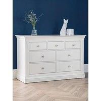 Clermont White Bedroom Wardrobe Chest Drawers Bedside Most Assembled 2 Man Del