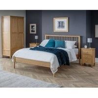 Julian Bowen Solid Oak Double Bed Frame  Cotswold