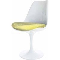 White Tulip Dining Chair with Luxurious Cushion