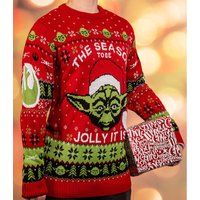 Star Wars Yoda Christmas Jumper - S