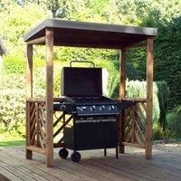 Charles Taylor Dorchester BBQ Shelter with Cover, Grey