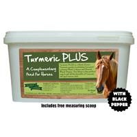 Horse Herbs Turmeric PLUS 3kg bucket - Supplement for Horses, Black Pepper, Linseed