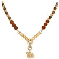 Gold 'Majesty Lioness' Charm Necklace